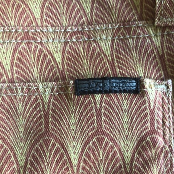 Hudson “Nico” Super Skinny Mid Rise Nouveau Denim AllOver Print 26 Jeans Neutral - Picture 12 of 14